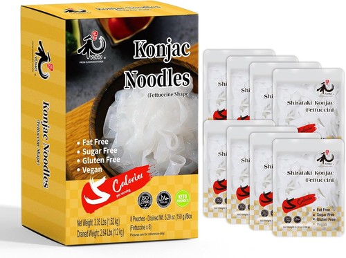 Shirataki konjac fettuccine - shirataki,