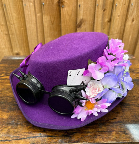 Pretty purple wool steampunk - purple,