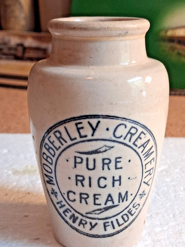 Antique cream pot - pot,