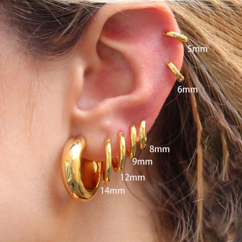 925 sterling silver hoop - 925,