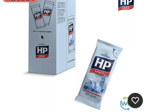 Brown sauce sachets from - brown,