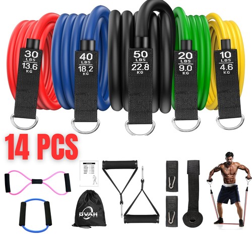 14pcs set resistance - set, bands