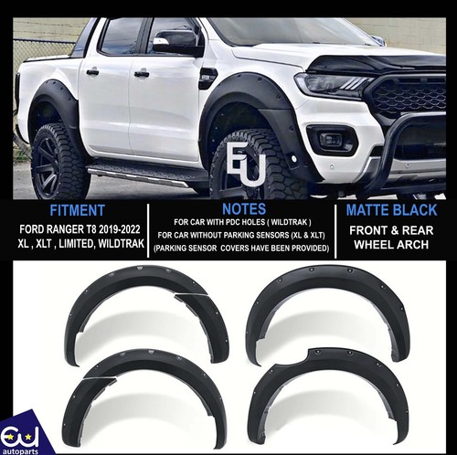 Matte black wheel arch fender - matte,