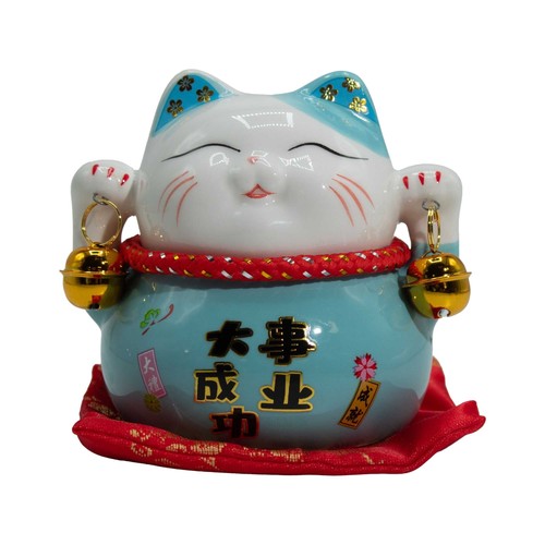 Ceramic money cat savings - ceramic,