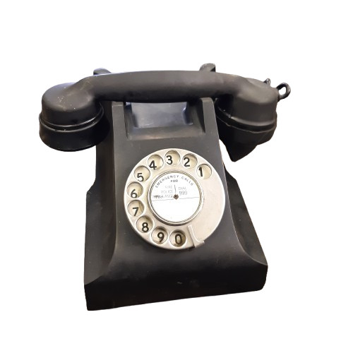 Vintage irish black rotary - p&t,