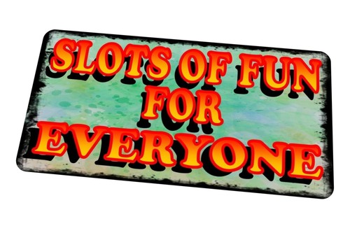 Slot machine fairground sign - slot,