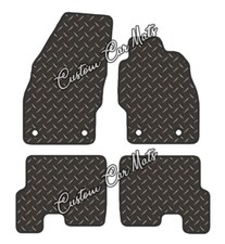 CUSTOM FIT VAUXHALL CORSA E CAR FLOOR MATS IN RUBBER FROM 2014 ONWARDS 4 CLIPS