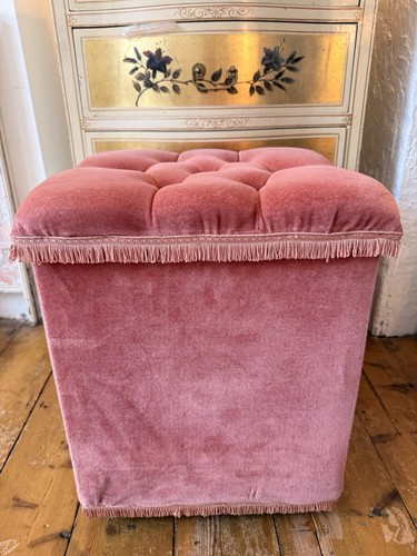 Vintage tall ducky pink velvet - vintage,