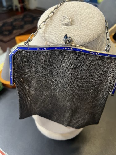 Antique 800 silver - silver, purse