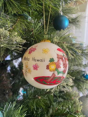 Hawaiian hand painted - painted, aloha