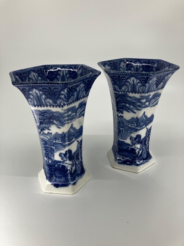 Pair antique hexagonal -  antique,