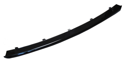 Gloss black front bumper trim - black,