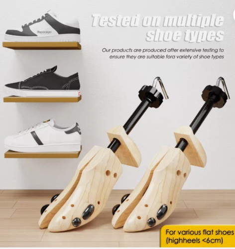 Wooden adjustable shoe - adjustable,