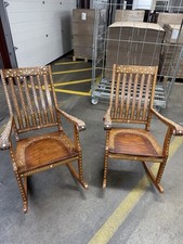 Matching Set Antique Inlaid