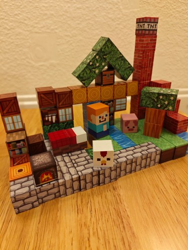 Minecraft style magnetic - minecraft,