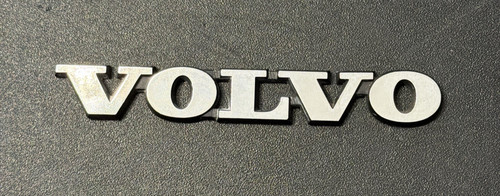 Volvo vintage metal car badge - car,