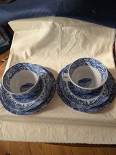 Pair of Spode Blue Italian