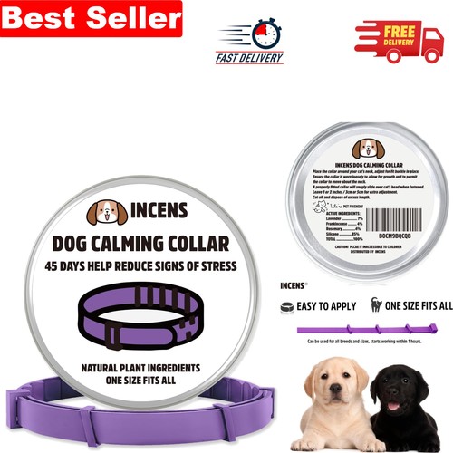 Adjustable dog calming collar - dog,