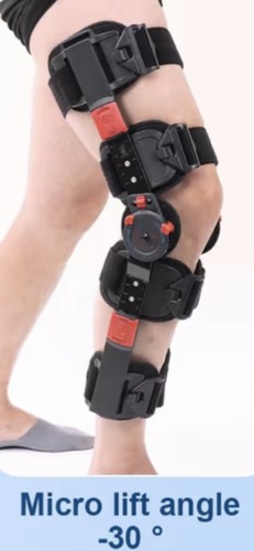Hinged rom knee brace - knee,