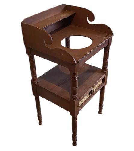 Antique washstand birdseye - washstand, w
