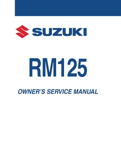 Suzuki 125 2002 2009 - suzuki, rm