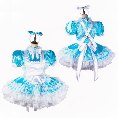 Girl maid sissy blue - maid,