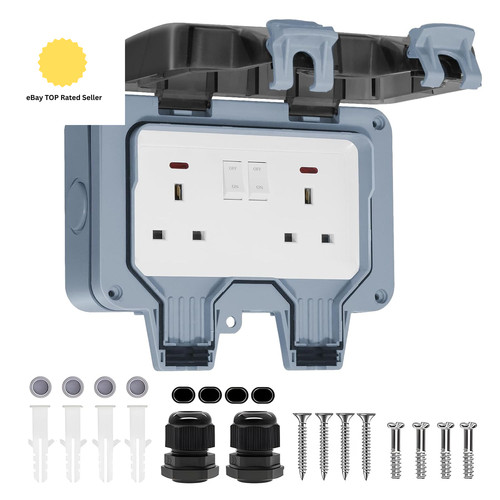 Outdoor double socket ip66 - double,