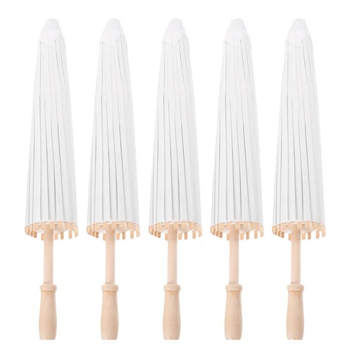 5pcs wedding paper parasol - paper,