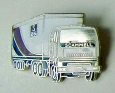 Vintage SCAMMELL S26 Truck -Enamel Pin Badge -Trucker, Lorry, Motor, Automobilia