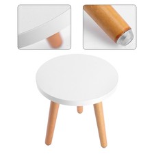  Wood Pedestal Stand Flowerpot Stool Small Stools for Decor Plants High