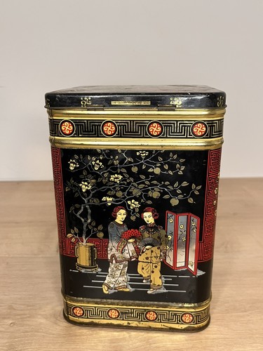 D68 vintage chinoiserie tea - vintage,