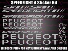 Peugeot speedfight 4 Decals/Stickers SF4 50 100 125 scooter