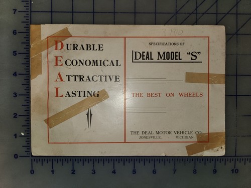 1909 1910 1911 deal model - 1911,