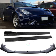 For Toyota Celica 2002-2005 Front Bumper Lip Splitter Spoiler + 79" Side Skirt