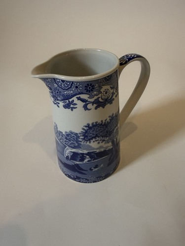 Spode blue italian jug - blue,