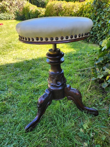 Victorian revolving piano - revolving,