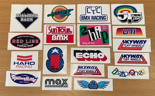 Old school bmx decals - school,