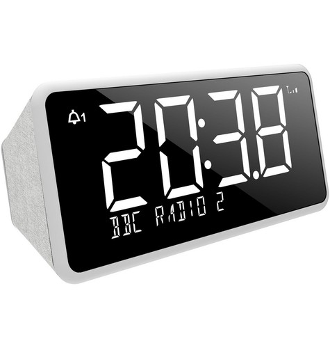 Dab radio alarm clock bush - dab,