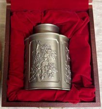 Royal Selangor Pewter Tea Caddy Canister Elegant Tin Tea Storage New