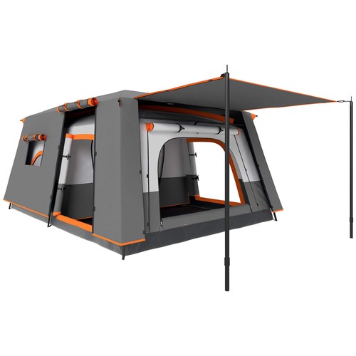 Man camping tent double - camping,