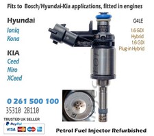 GDI Fuel Injector 0 261 500