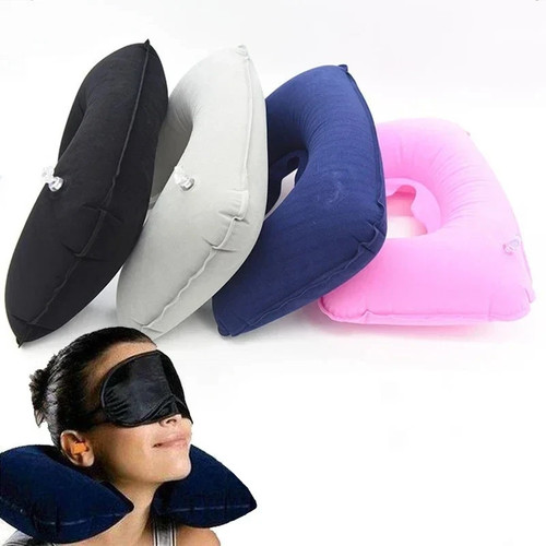 Inflatable travel neck pillow - inflatable,