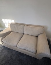 Laura Ashley Cream Fabric Two Seater Sofa 2 Available