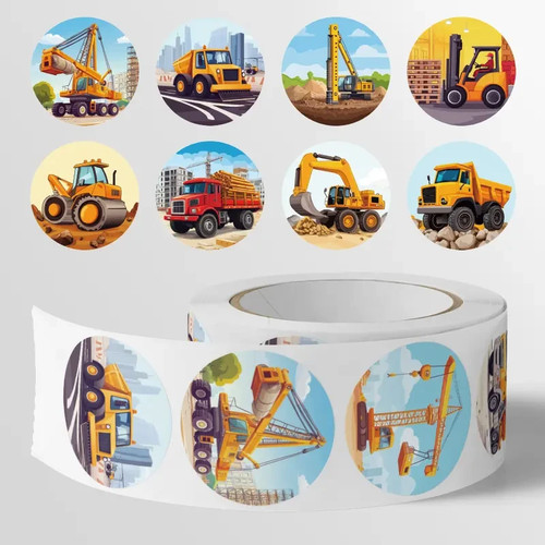 Construction vehicle stickers - vehicle,