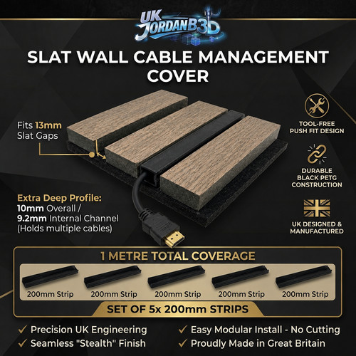 Acoustic slat wall cable - slat,