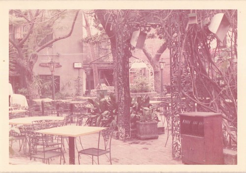 Outdoor cafe 1960s snapshot - outdoor,