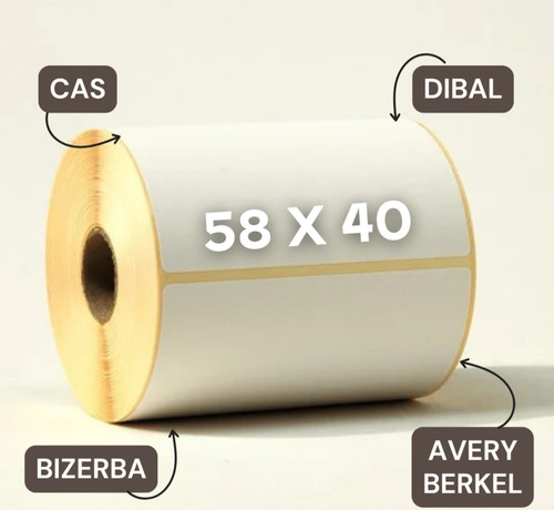 Label 58x40mm scale labels - label, 8