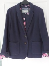 Joules Navy Tweed Blazer 14