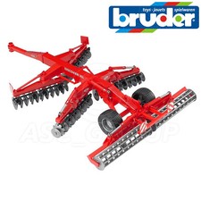 Bruder Toys 02217 Kuhn Discover XL Disc Harrow 4 Harrows + Rollers Lifting 1:16