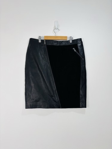 Mint velvet leather skirt - mint,
